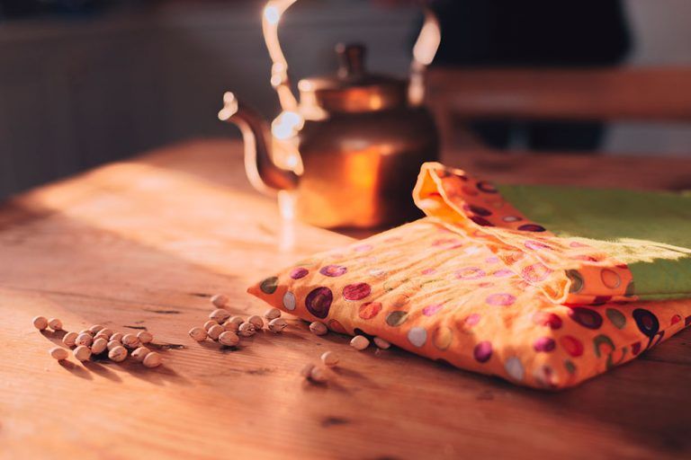 Saquito de huesos de cereza